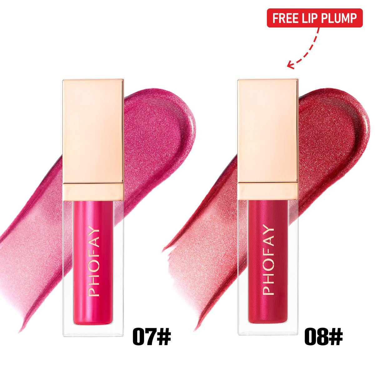 PHOFAY Ultra-Glossy Lip Gloss Set