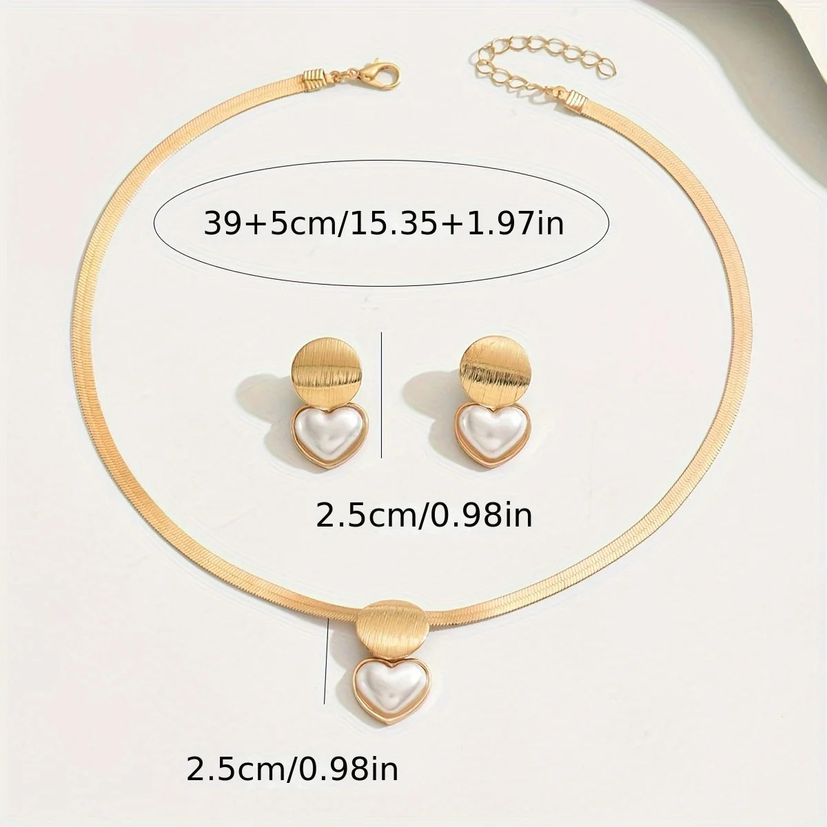 Elegant Golden Jewelry Set