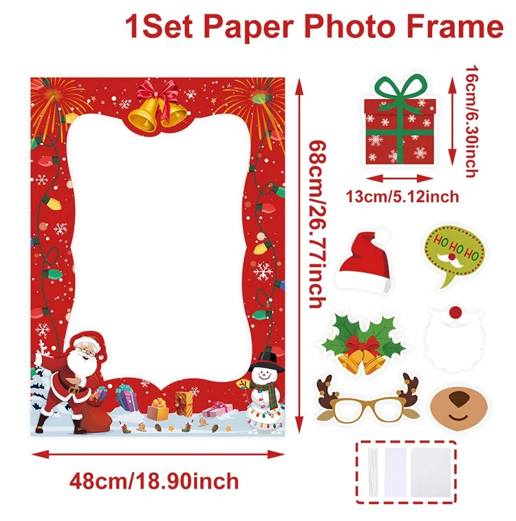 Christmas Photo Frame | Merry Christmas Decorations for Home Party
