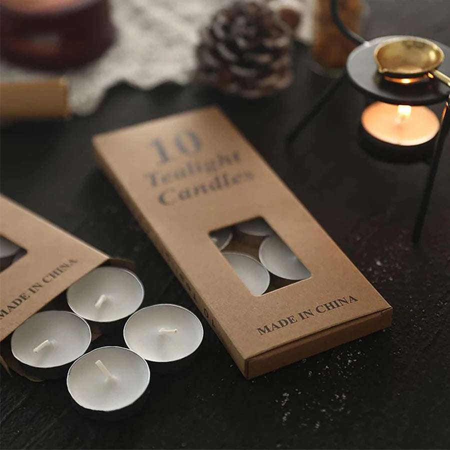 10/50 small sized candles for parties and home decoration wishing parties, extending burning time by 2 hours