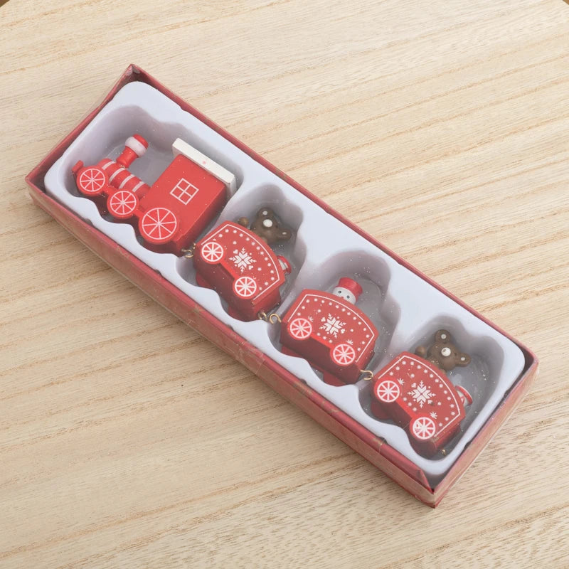 Christmas Wooden Train