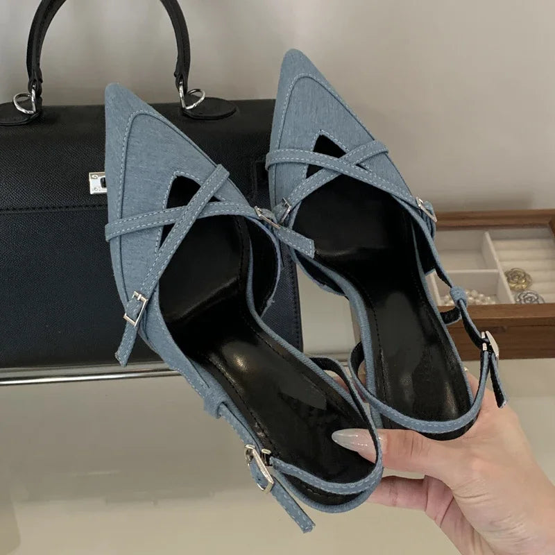 Elegant Pointed Low Heels