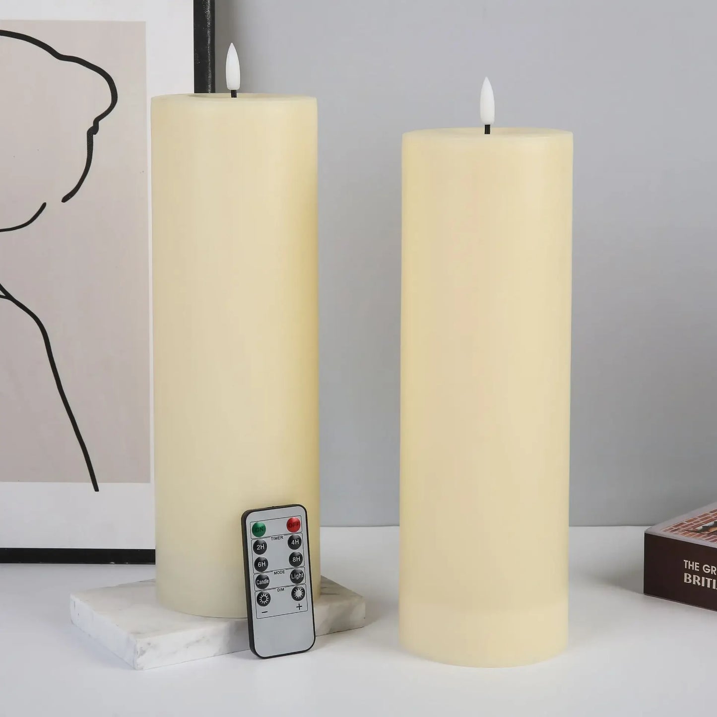 LED Large Electronic Waterproof LED Candle | Christmas Candle