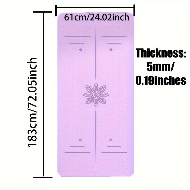 TPE Non-slip Yoga - Pilates Training Mat