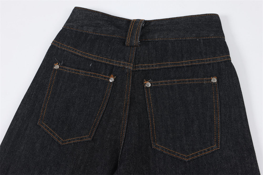 Fashion Personalized Work Clothes Denim Trousers Men