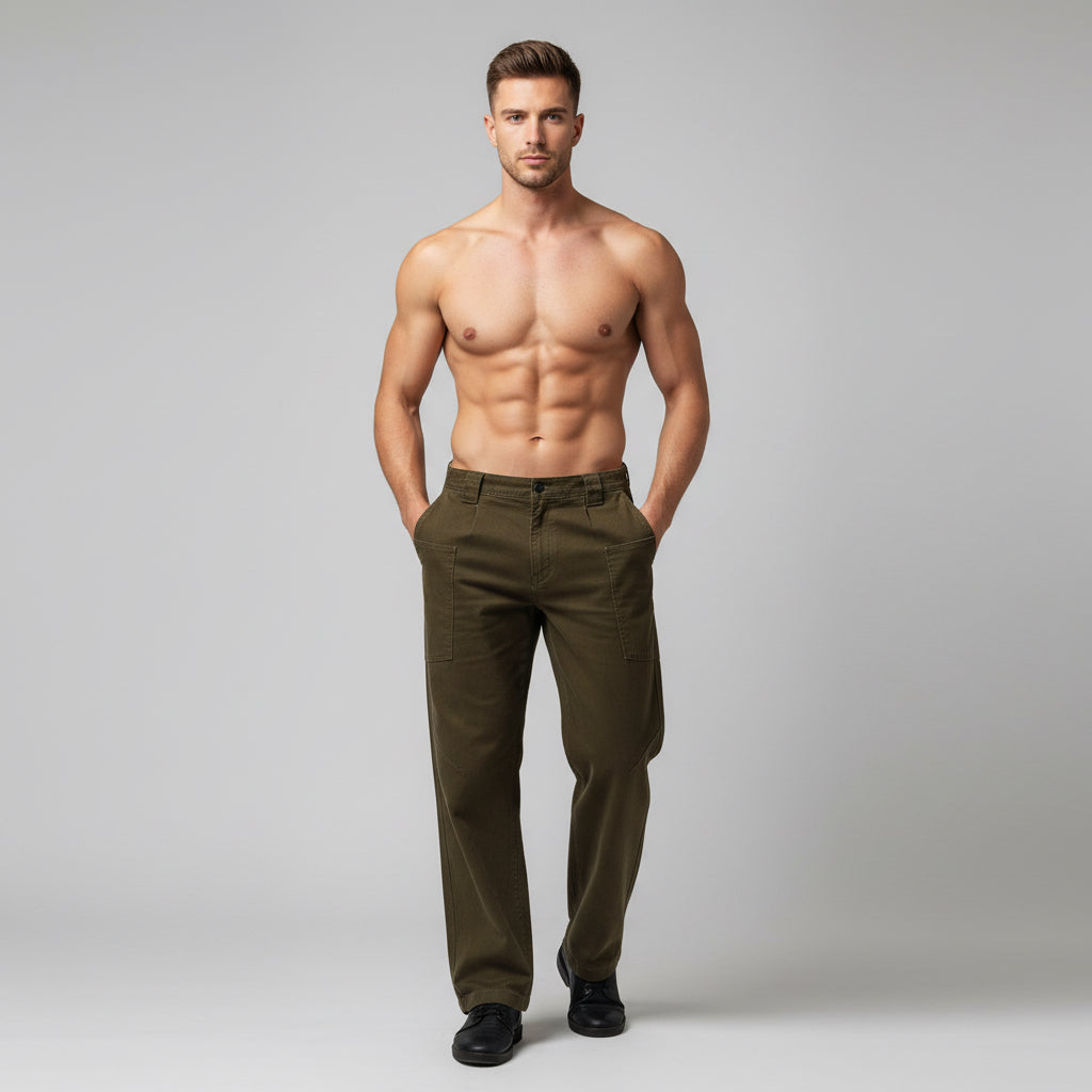 Fashion Work Clothes Denim Trousers For Men