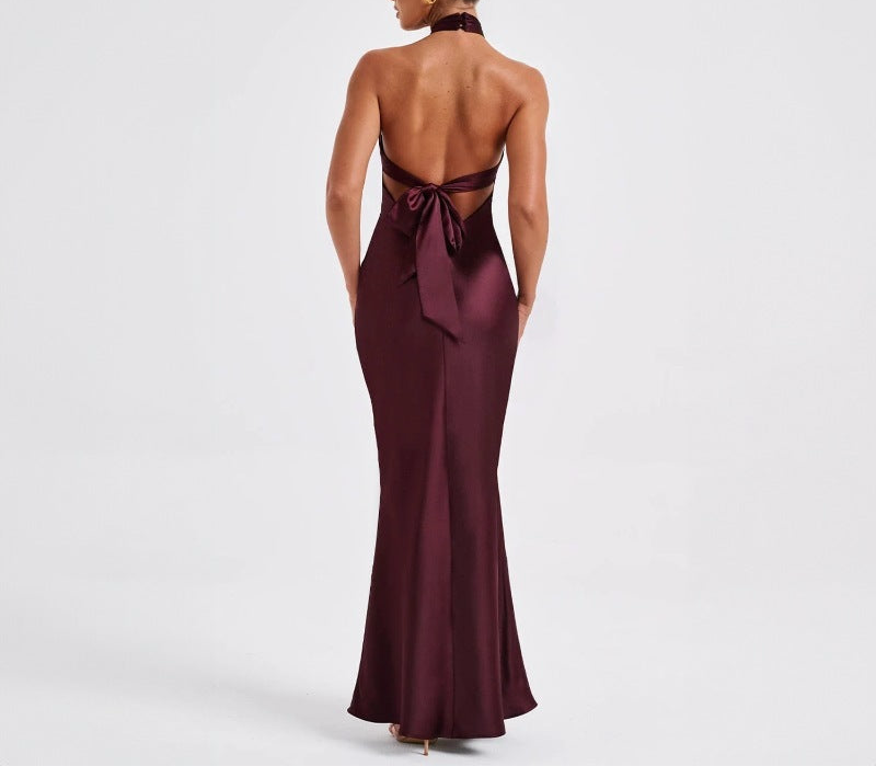 Summer Fashion Elegant Backless Sleeveless Dress