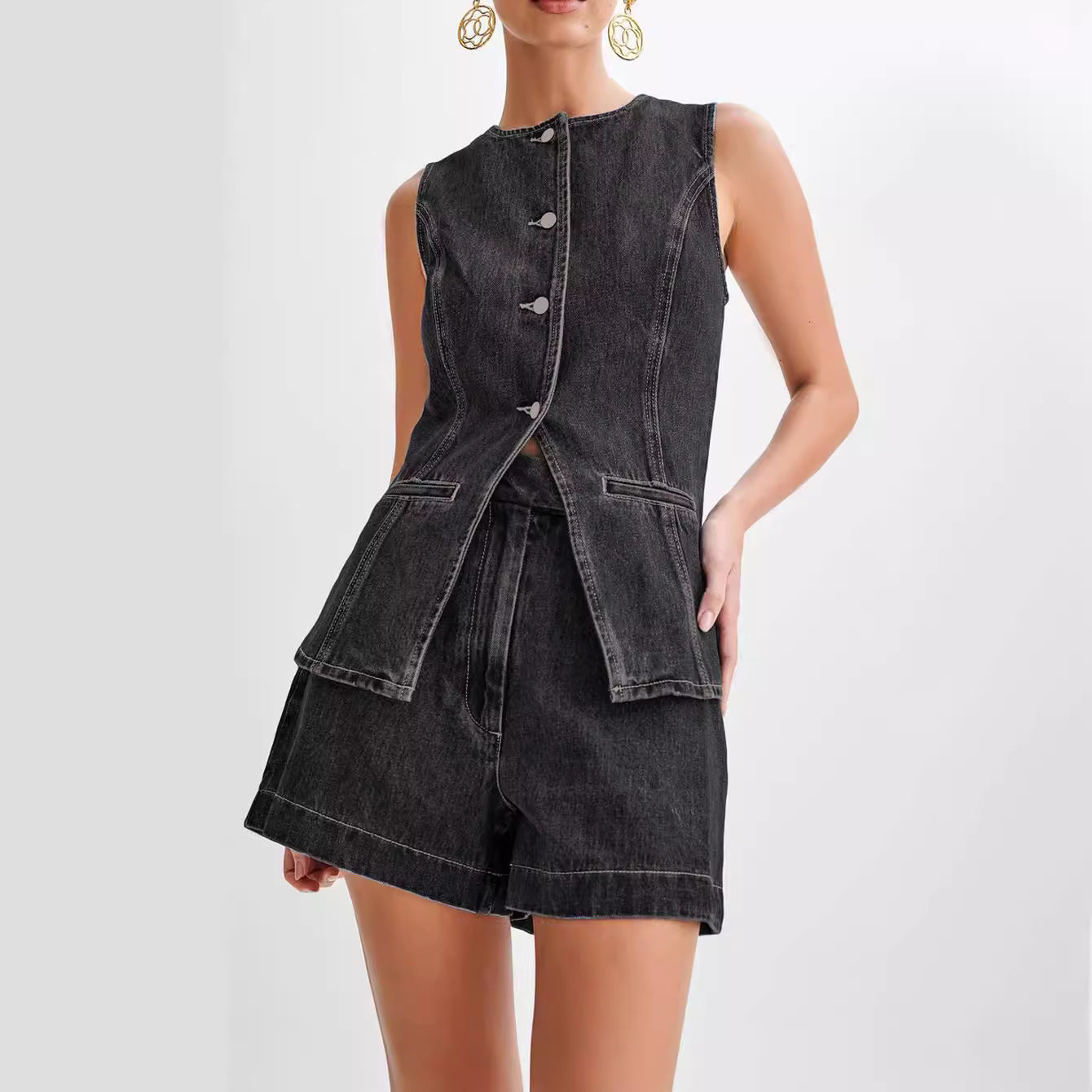 Denim Casual Suit