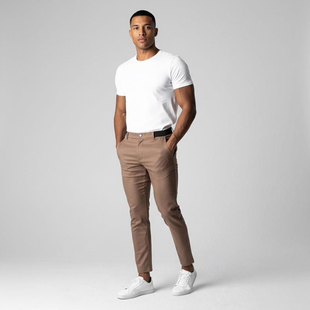 Men's Clothing Japanese Style Youth Business All-match Cotton Trousers
