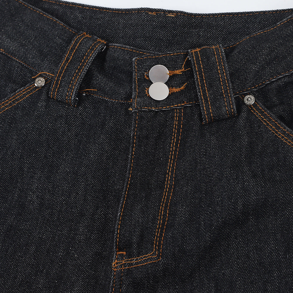 Fashion Personalized Work Clothes Denim Trousers Men