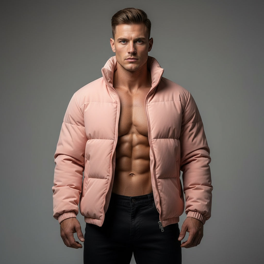 Thick Warm Down Casual Loose Cotton Padded Jacket Couple