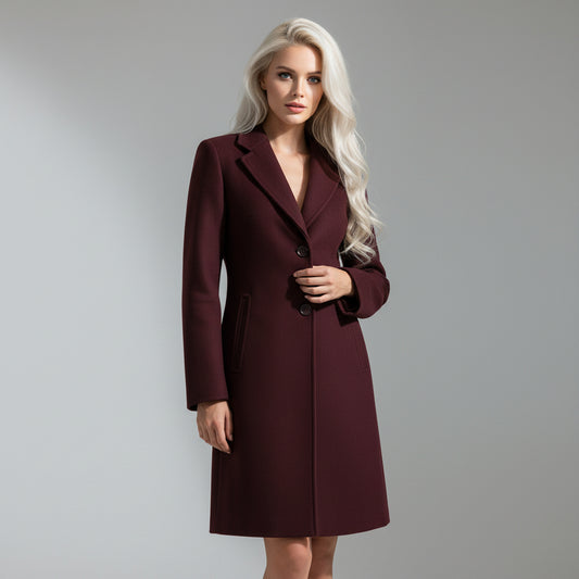 New Fall Women's Clothing Fashion Soft Padded Shoulder Overcoat Jacket