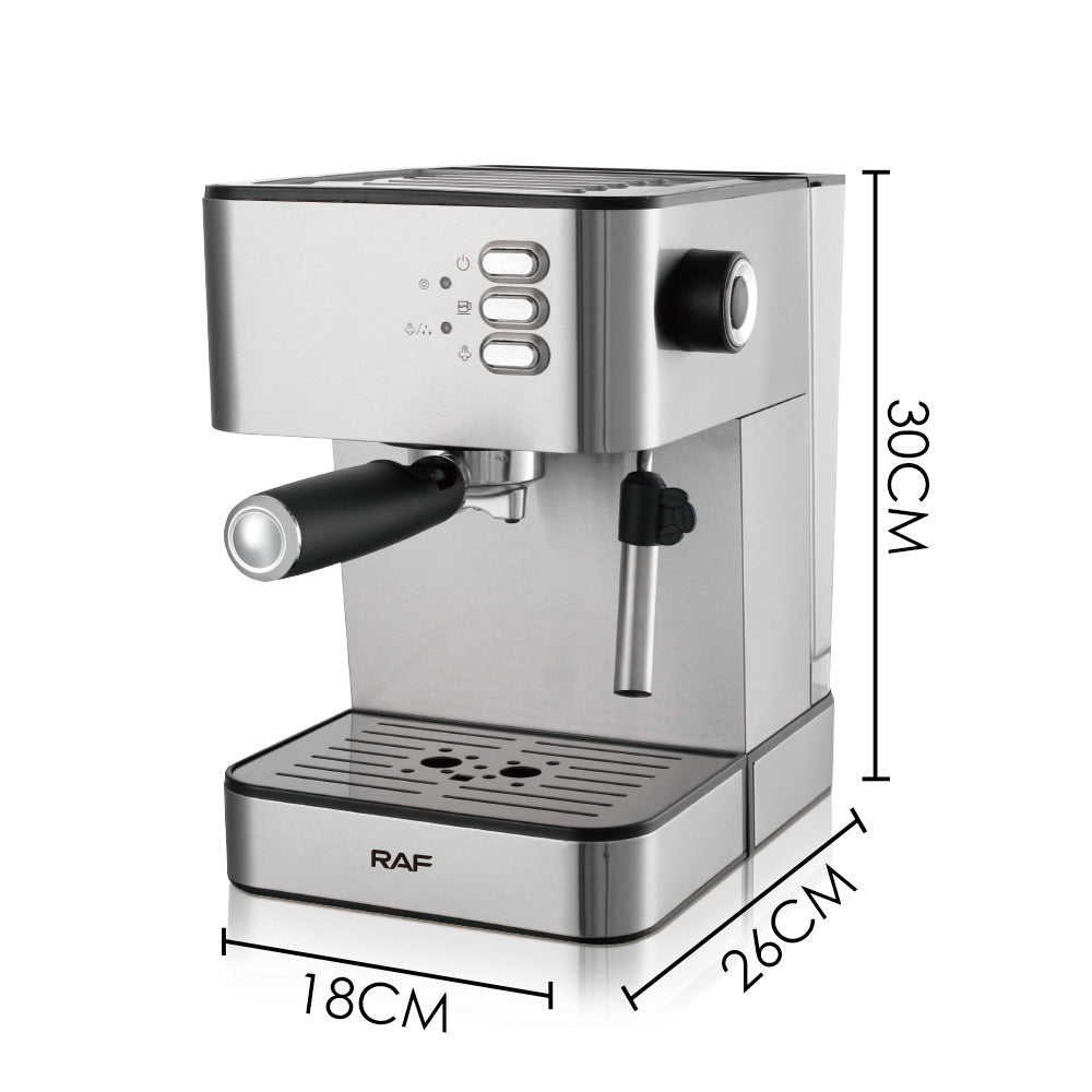 Italian-style Coffee Machine With Milk Froth 19Bar Semi-automatic