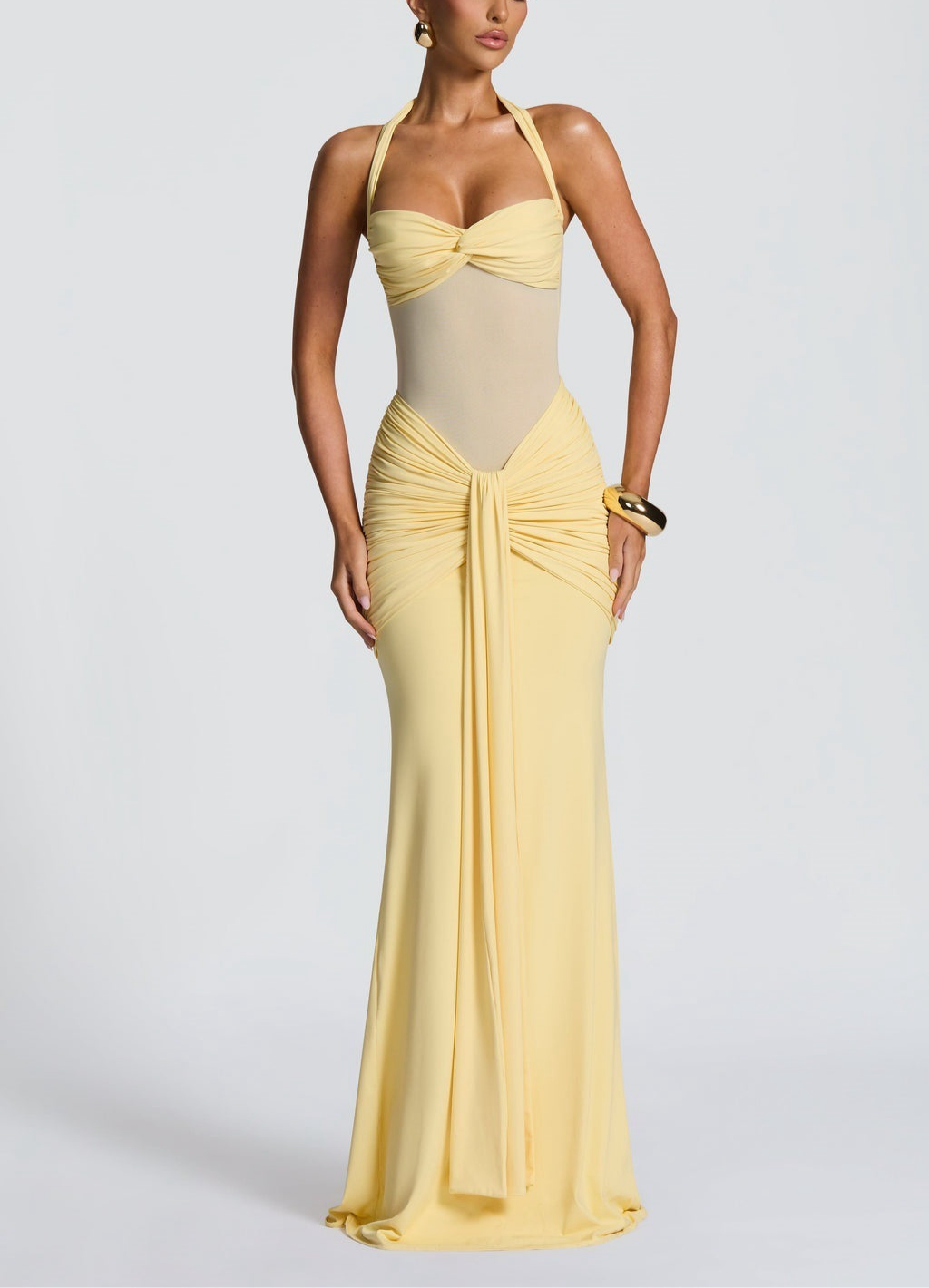 Women's Ribbon Slim-fit Sheath Dress