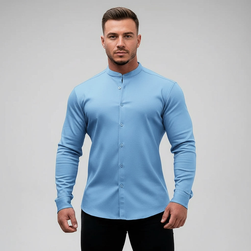 Casual Button Down Slim Tops