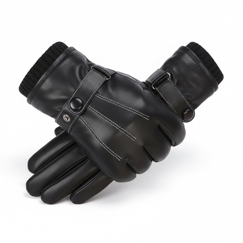 PU Autumn and Winter Touch Screen Gloves