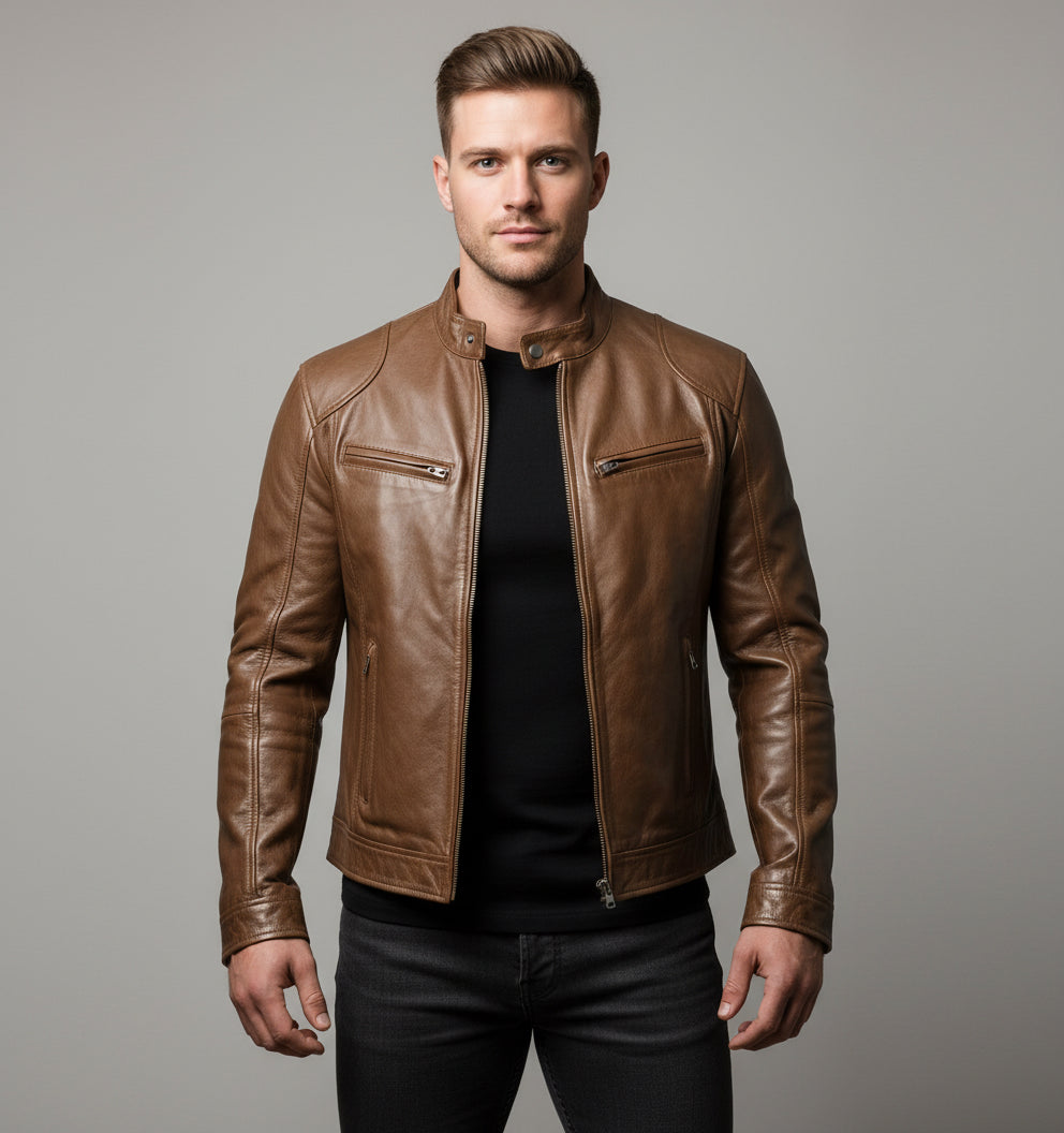 Pu Leather Coat