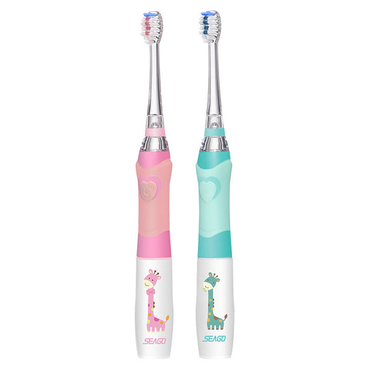Saijia Children'S Electric Toothbrush 3-6-12 Years Old Soft Fur Waterproof Baby Household Sonic Kids Automatic Ek6