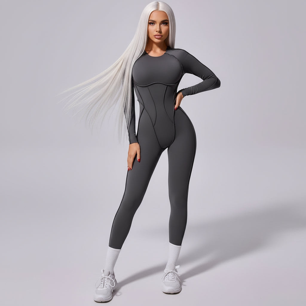 Yoga Backless Tight Jumpsuit