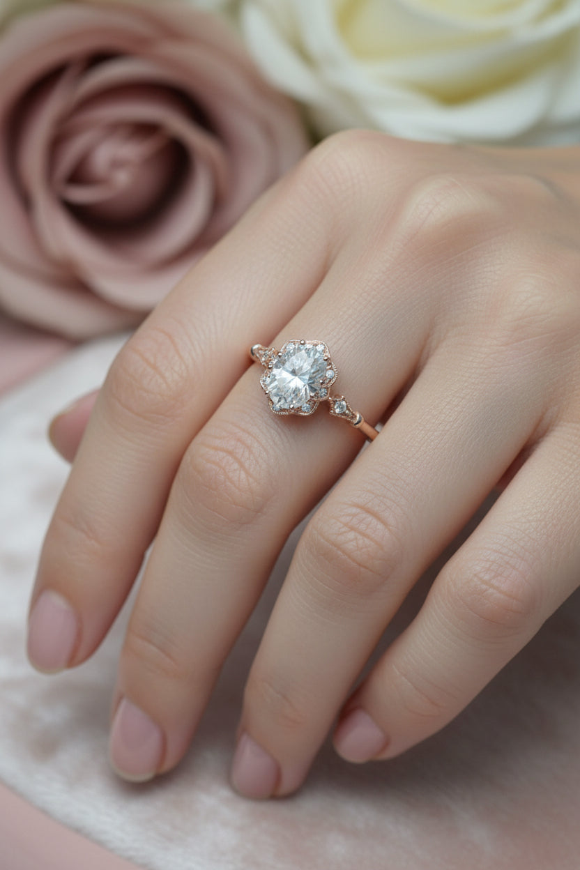 14k gold-studded topaz ring 925 silver jewellery