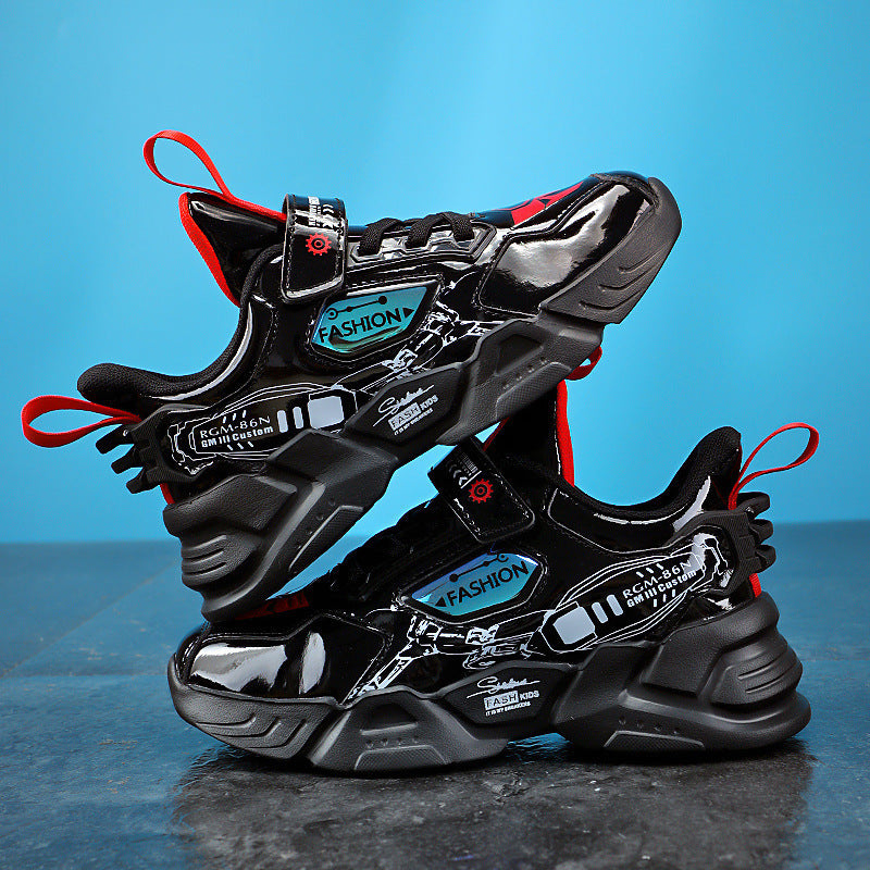 Children's Soft-soled Sneakers For Middle School Kids And Boys