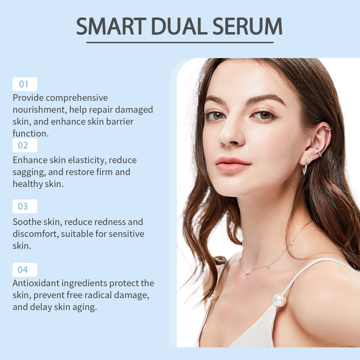 Mild Ingredients Moisturizing Skin Care Solution