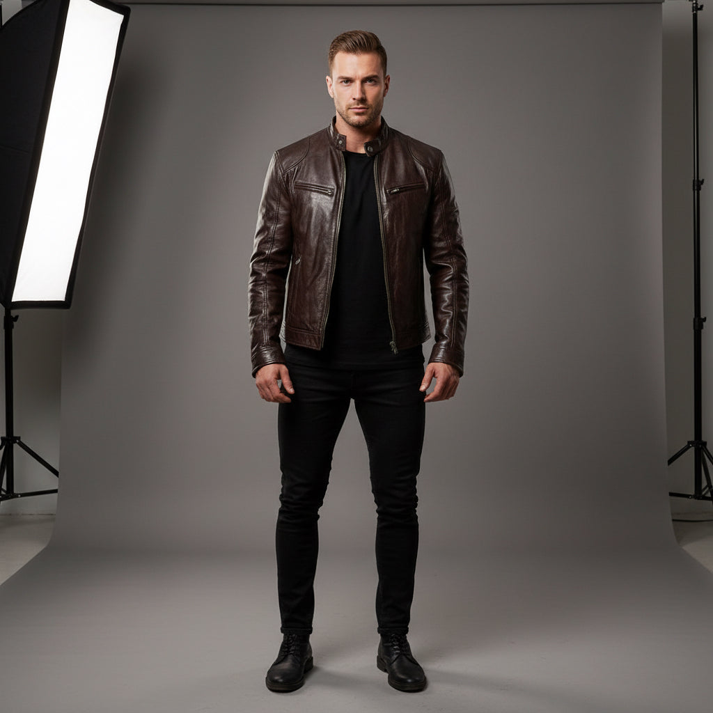 Pu Leather Coat