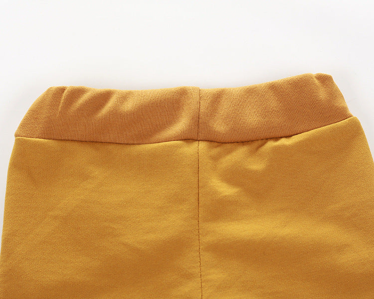 Casual Children Cartoon Long Sleeve Sweater Little Kids' Track Pants