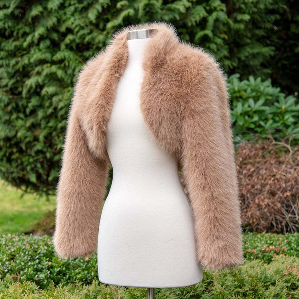 Fashion Casual Women's Fur Coat Short