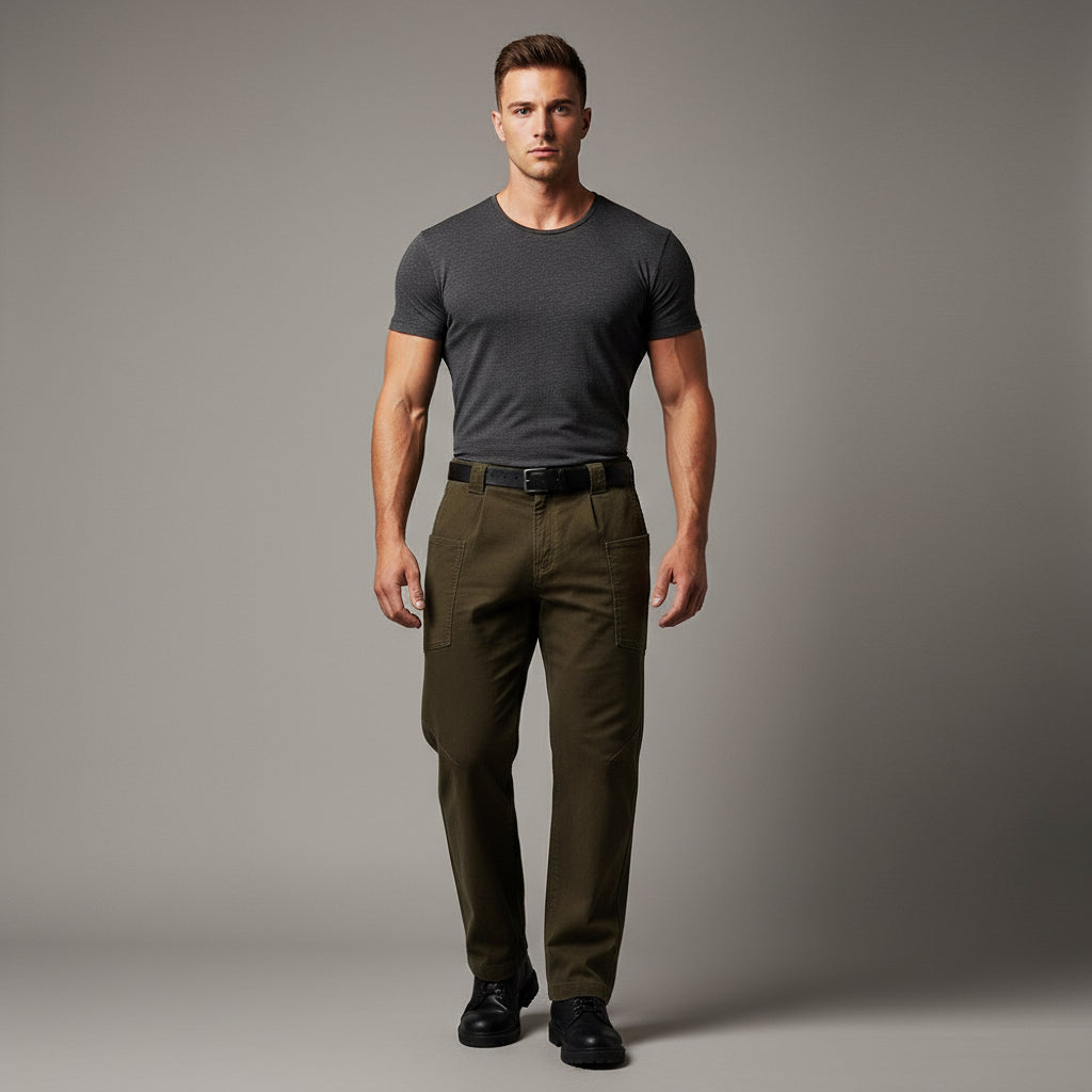 Fashion Work Clothes Denim Trousers For Men