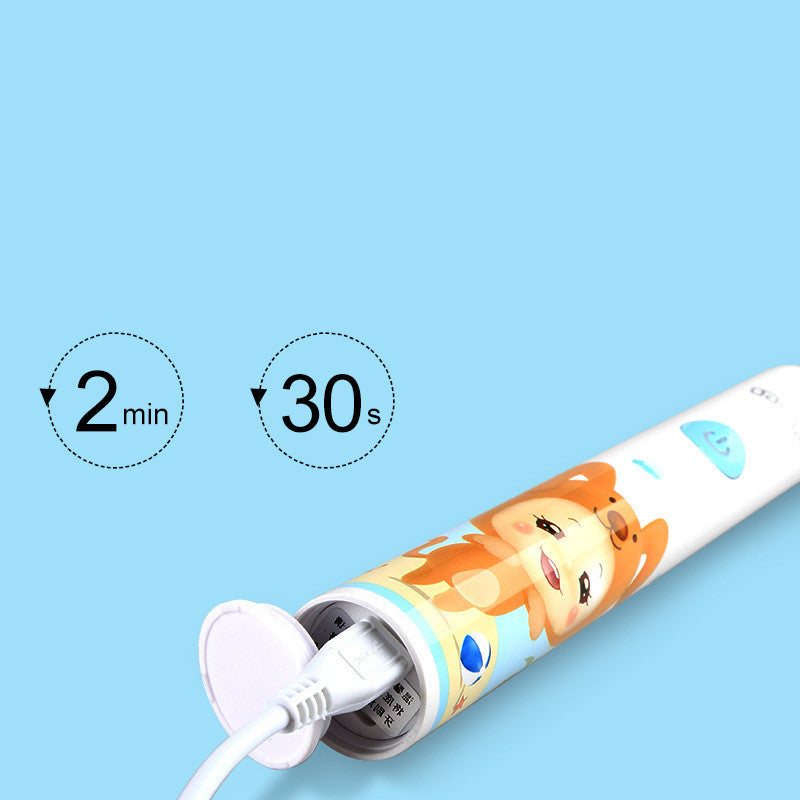 Waterproof Kids Baby Soft Hair Student Automatic Toothbrush