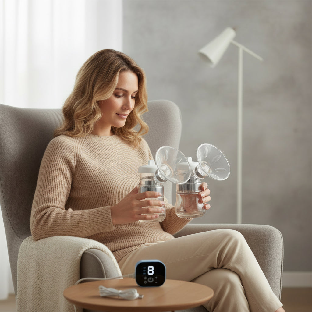 Electric breast pump