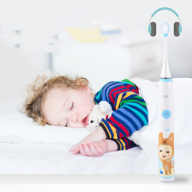 Waterproof Kids Baby Soft Hair Student Automatic Toothbrush