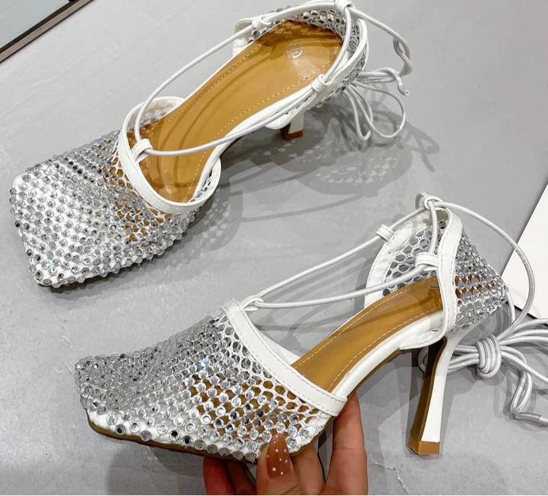 Crystal Rhinestone Heels