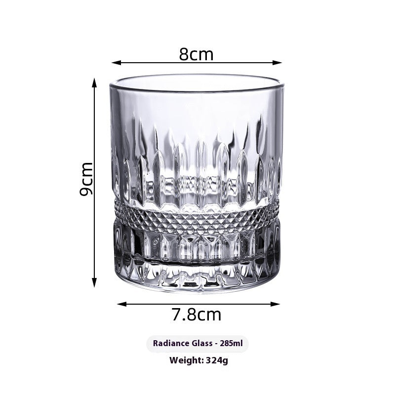 Tipsy Atmosphere High-end Household Glass Whiskey Shot Glass