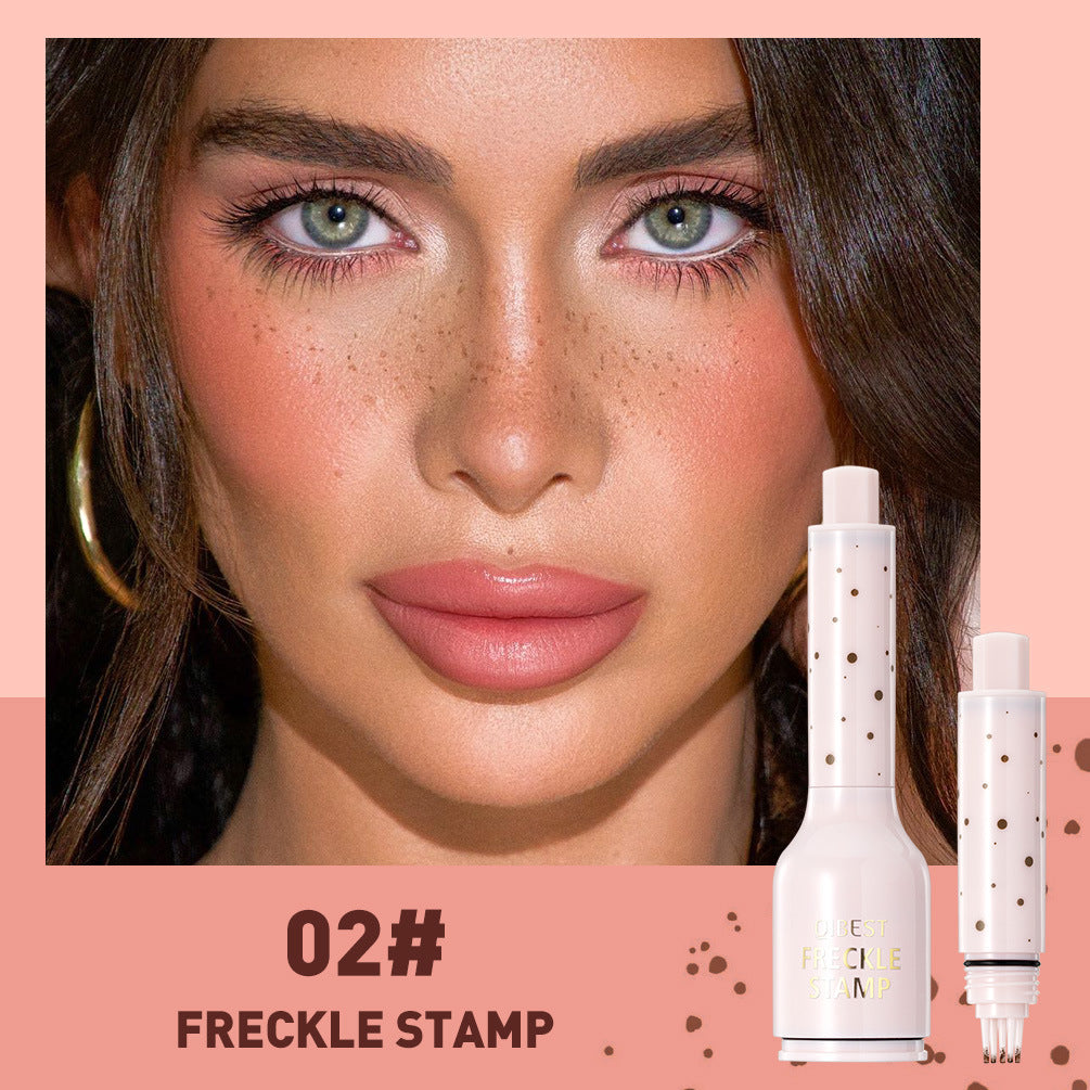 Brown Facial Pseudo Freckle Makeup Natural Color Holding Makeup Portable Cosmetic Brush