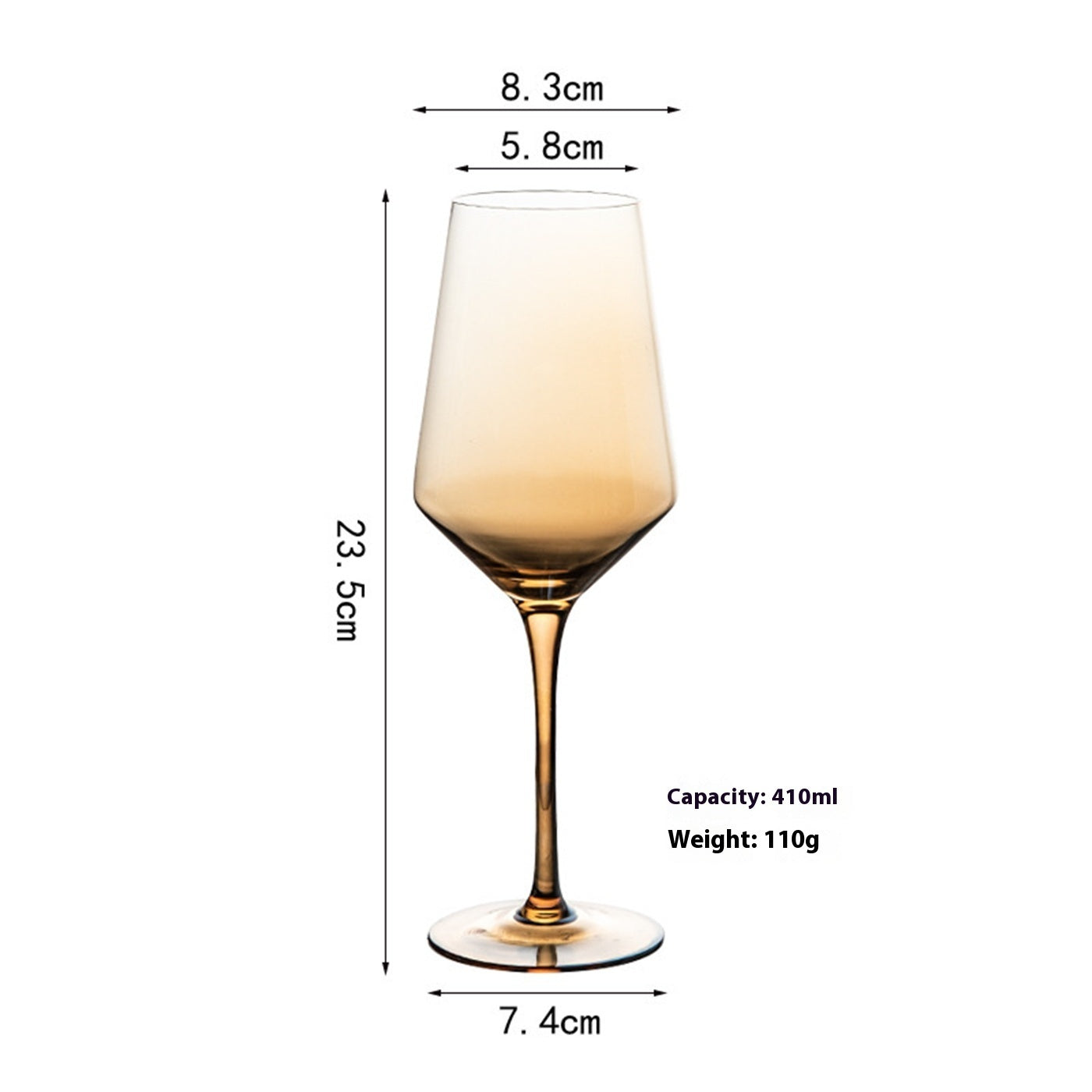 Golden Red Wine Glass Household Decanter