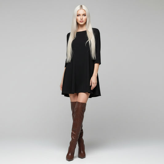 New Small Wide High Stiletto Heel Fashion Boots