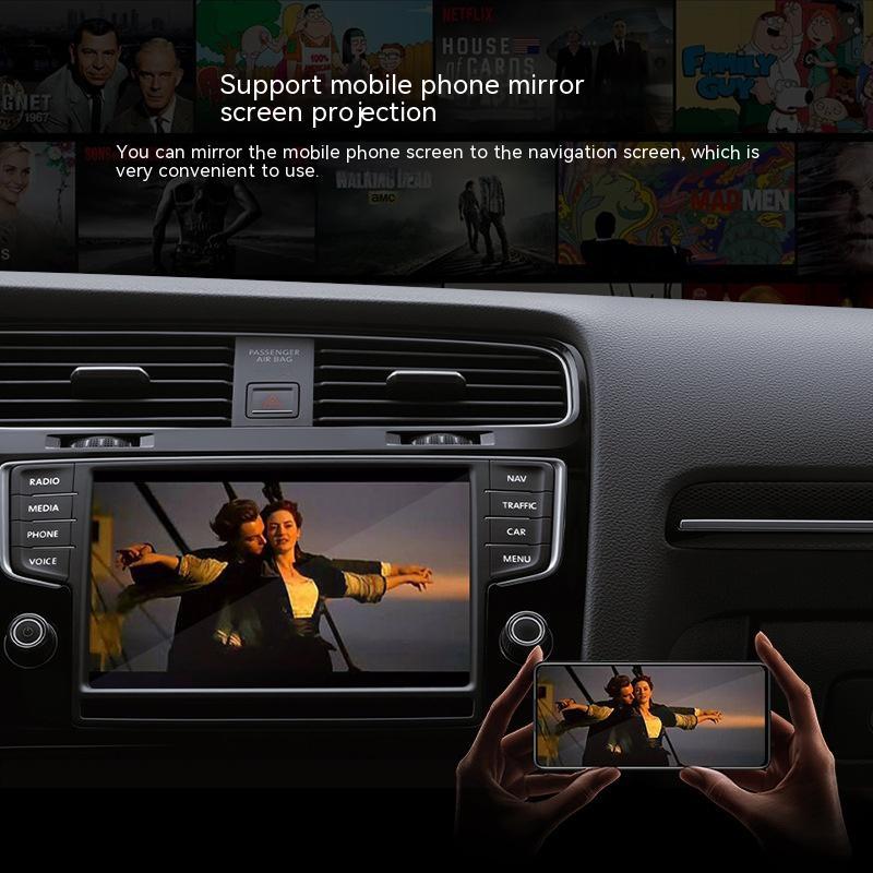 QCM6125 Wired To Wireless Carplay Box Module Car Phone Interconnection Android Auto