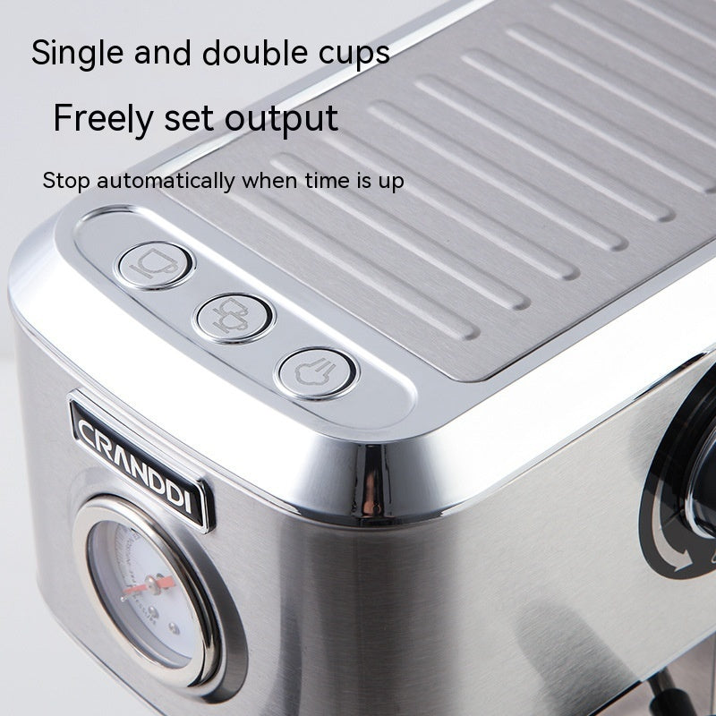 Italian Household Coffee Machine Semi-automatic Steam Foam