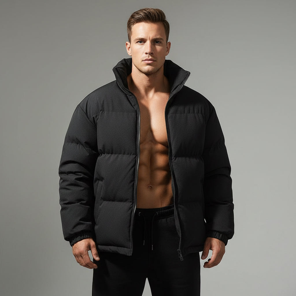 Thick Warm Down Casual Loose Cotton Padded Jacket Couple