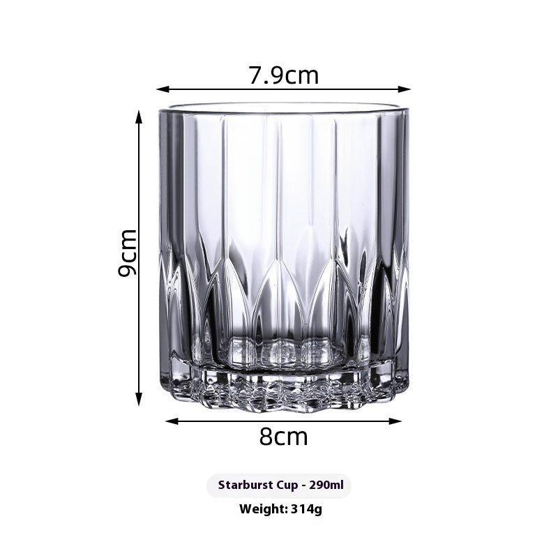 Tipsy Atmosphere High-end Household Glass Whiskey Shot Glass