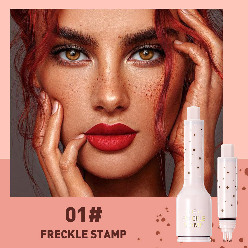 Brown Facial Pseudo Freckle Makeup Natural Color Holding Makeup Portable Cosmetic Brush