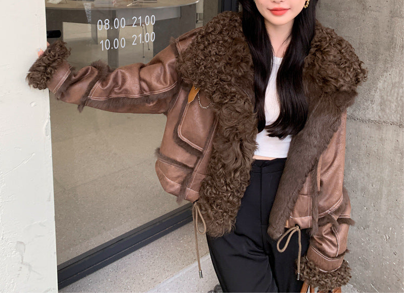 New Imported Snow Rabbit Fur Fur Coat Women