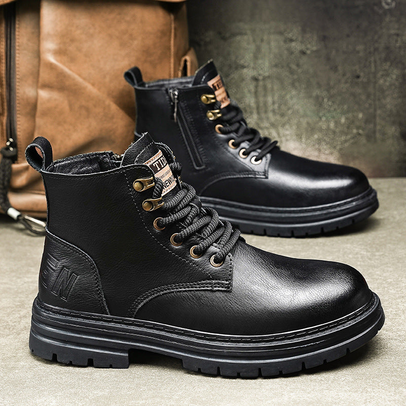 High-top Vintage Work Boots