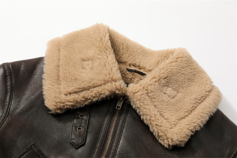 Women's Thickened Warm Double-sided Short Jacket