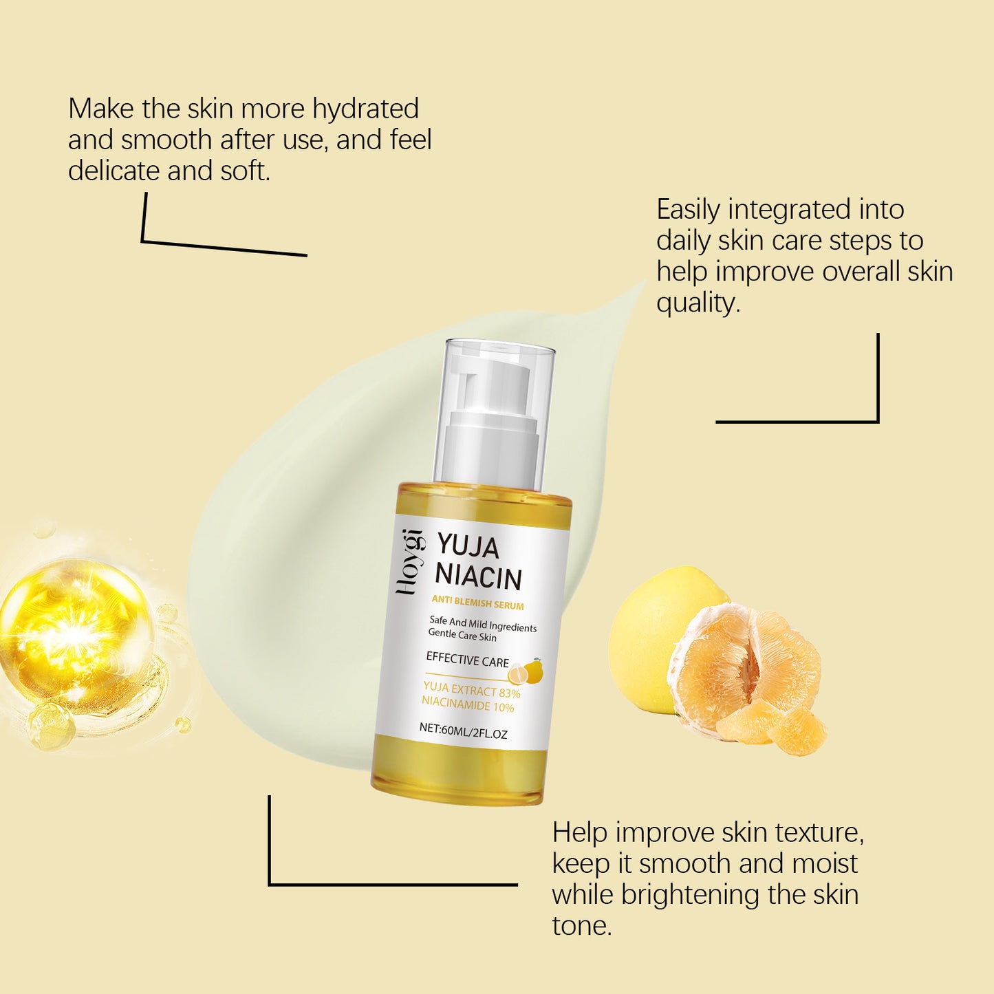 HOYGI Nicotinamide Brightening Water Skin Moisturizing Lotion