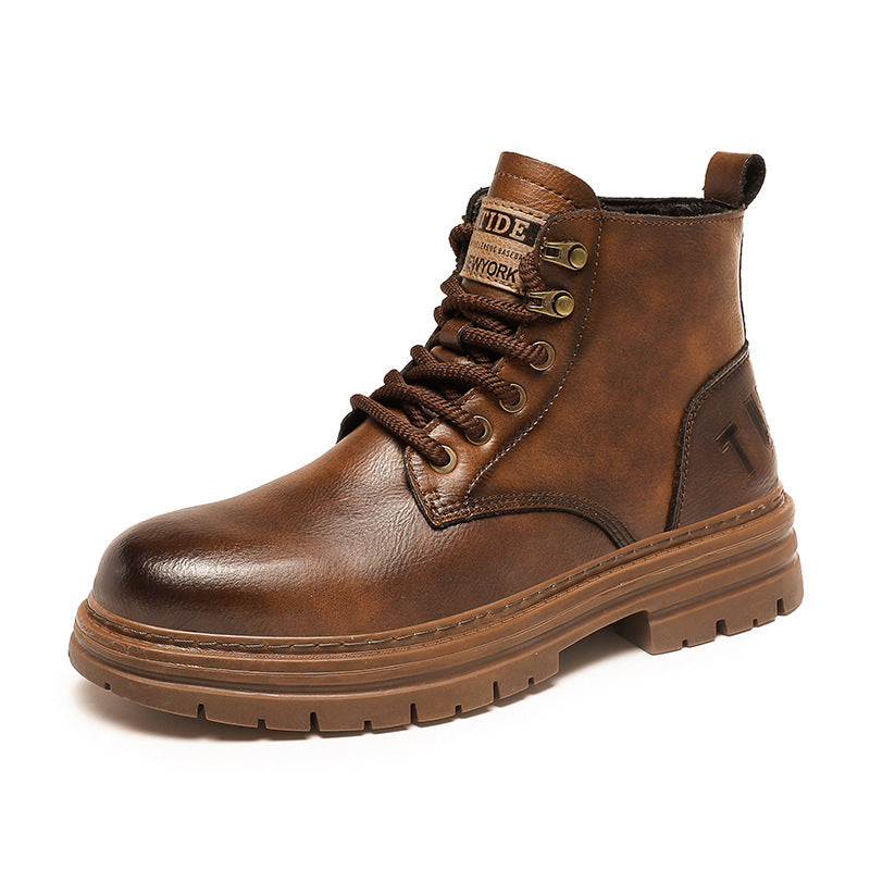 High-top Vintage Work Boots