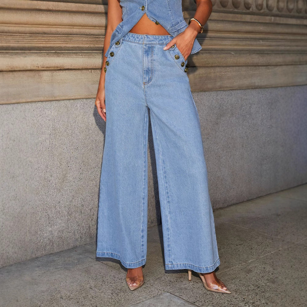 Denim Suits Set