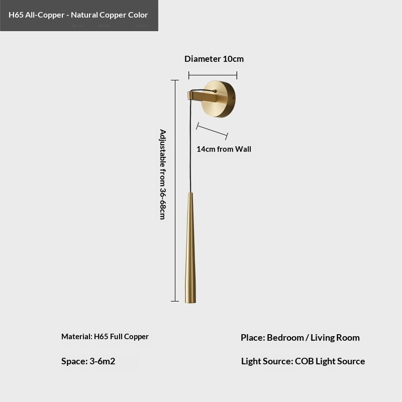 Minimalist Pendant Wall Lamp